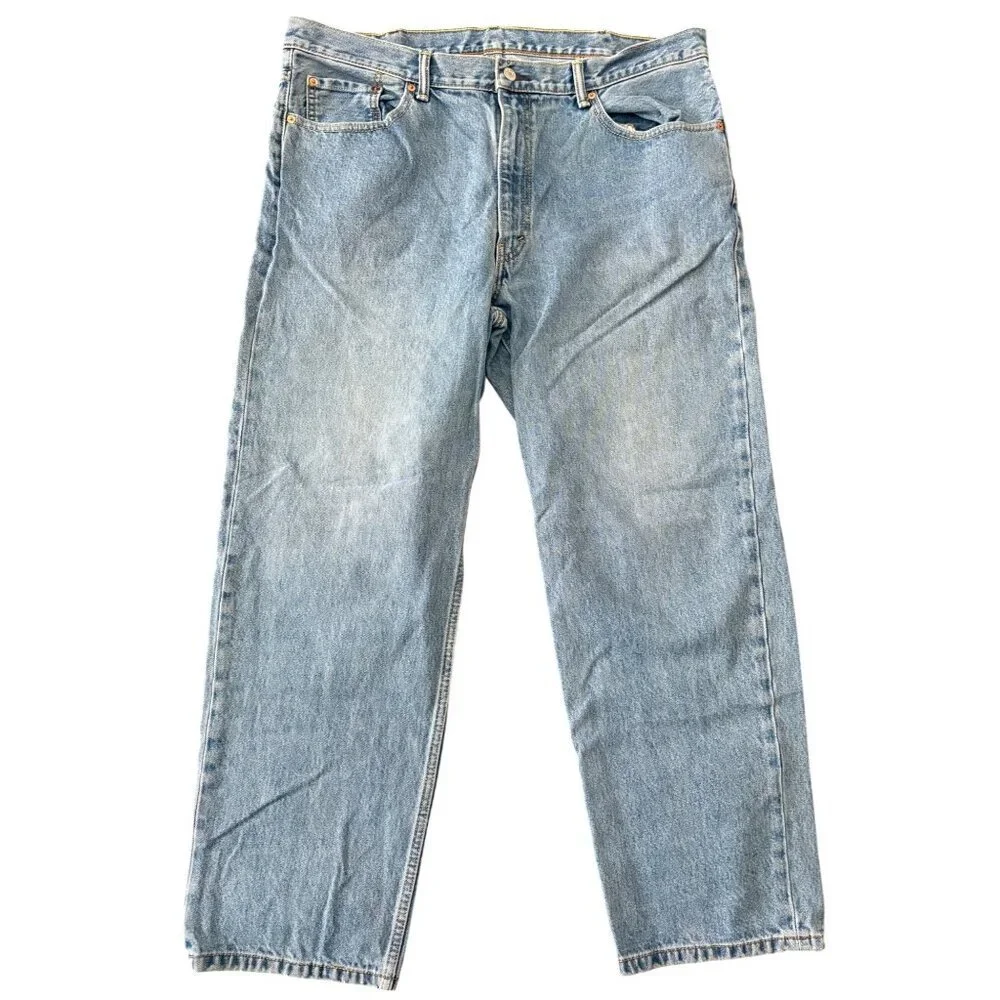 Levi’s 550 Men’s Relaxed Fit Baggy 90s Dad Jeans Medium Wash 40 x 30